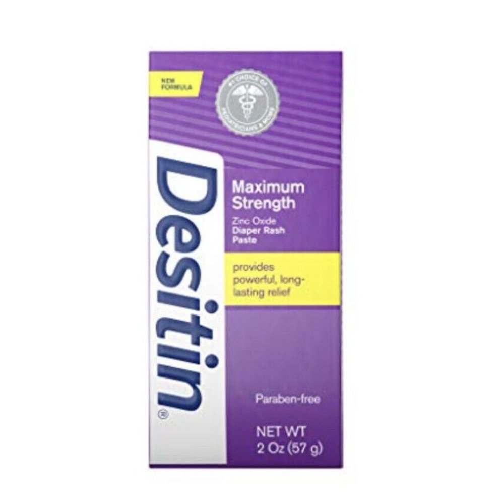 Desitin Maximum Strength Baby Diaper Rash Cream with 40% Zinc Oxide 2 Ounce NEW